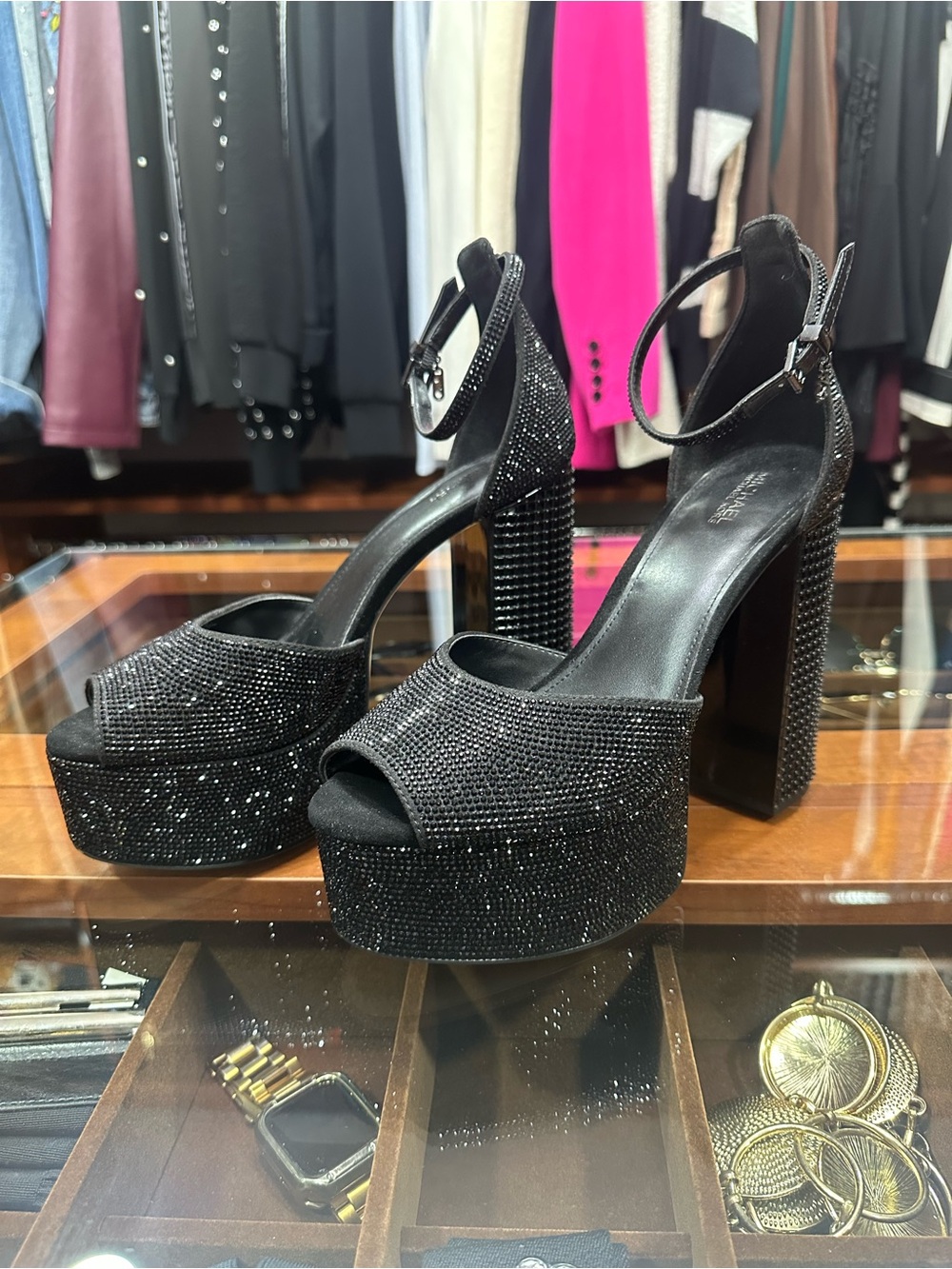 Michael Kors Maxine Platform Heels - Picture 2 of 6